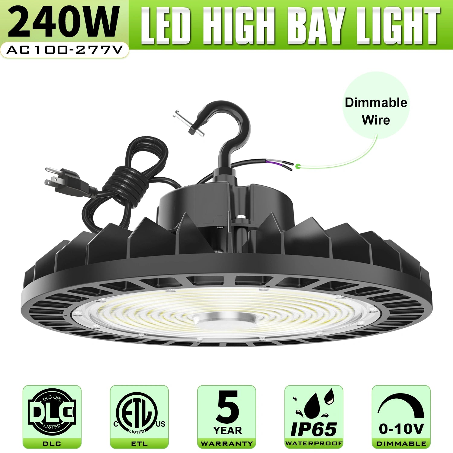 LG LED High Bay LED Lights - Adjustable Series 0-10V Dimmable