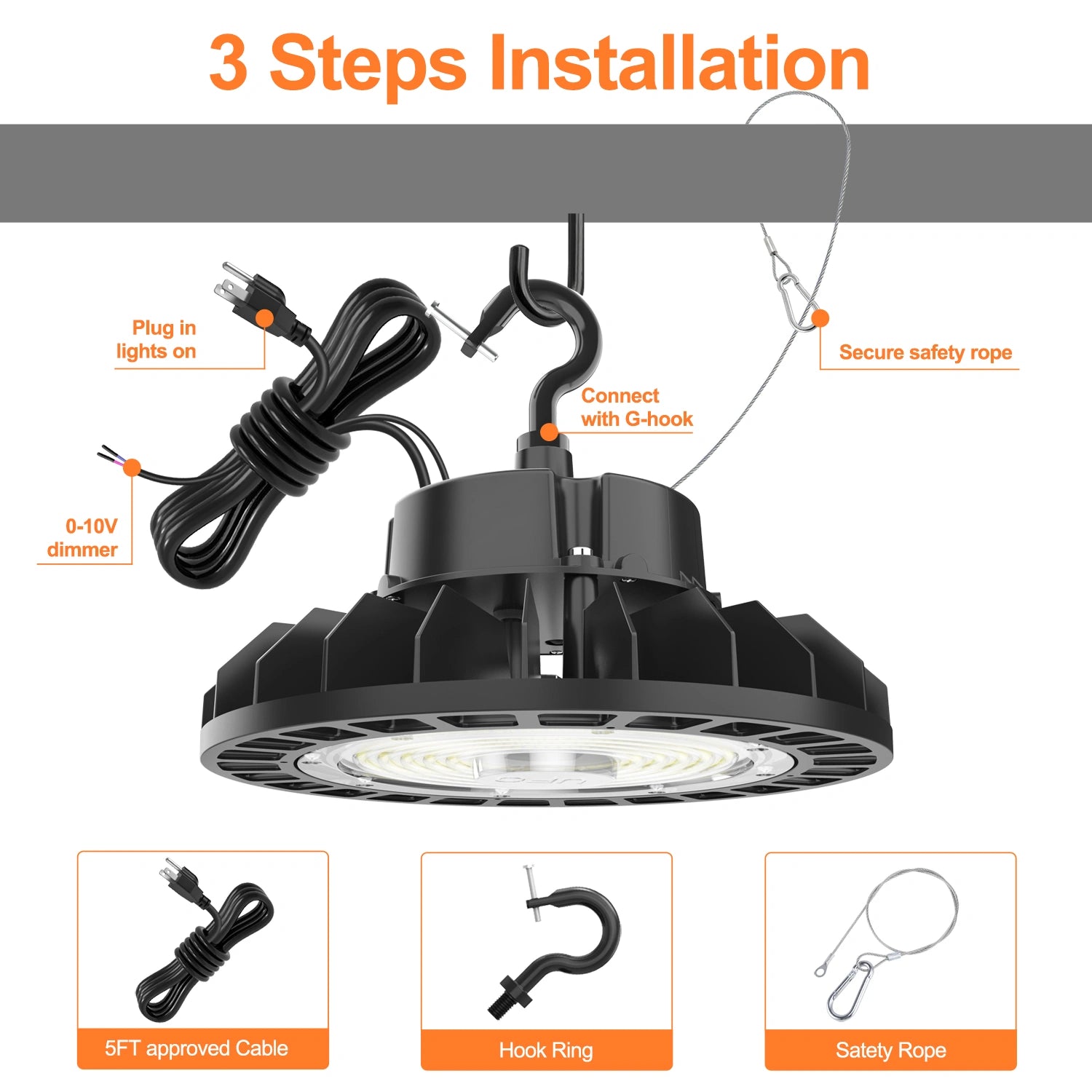 LG LED High Bay LED Lights - Adjustable Series 0-10V Dimmable