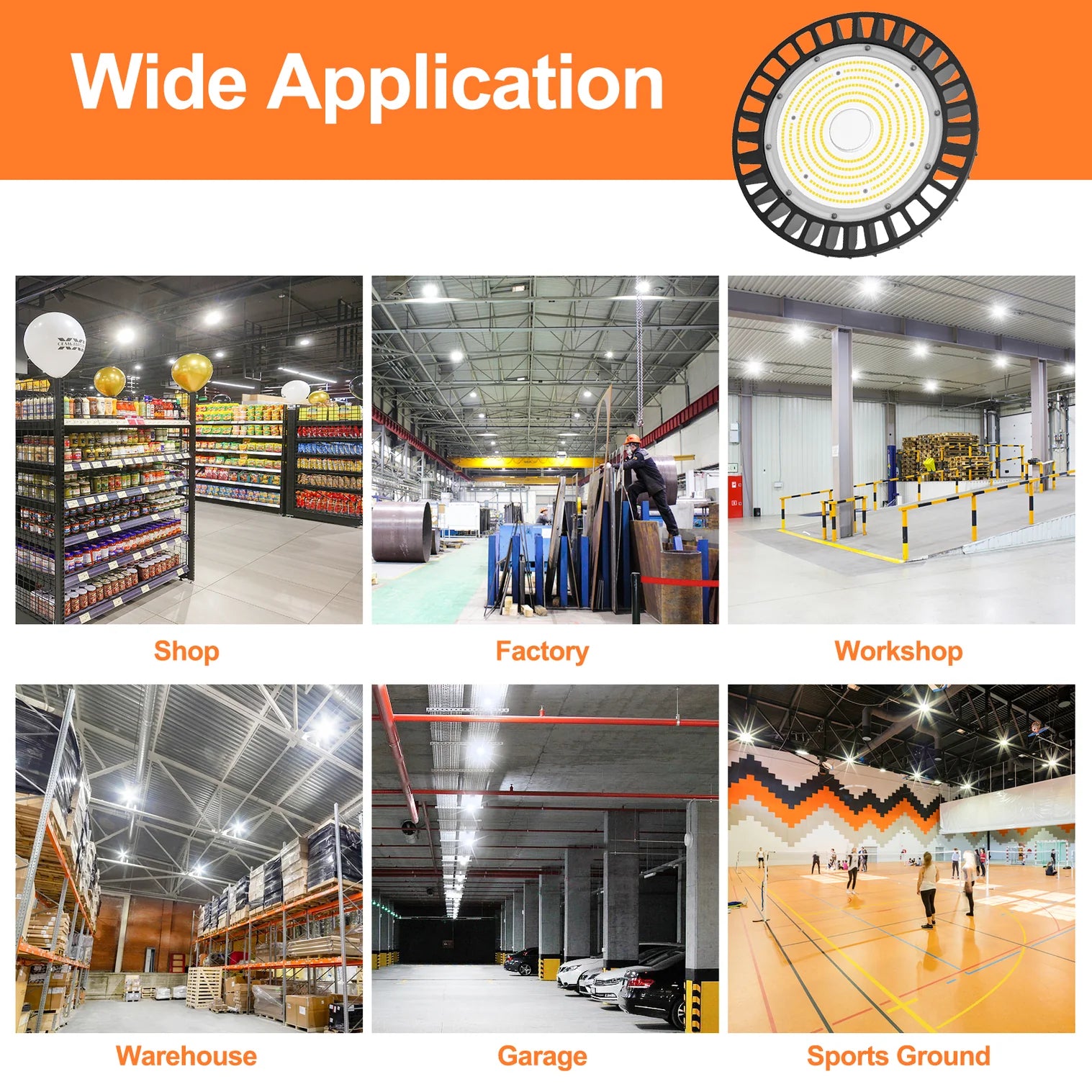 LG LED High Bay LED Lights - Adjustable Series 0-10V Dimmable