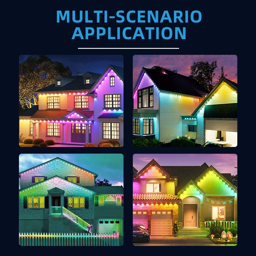 LG LED Permanent Outdoor Smart Under Eave Lights, IP67 Waterproof