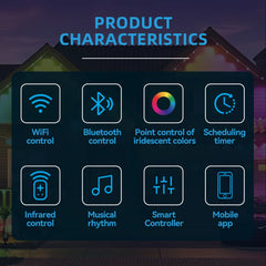 LG LED Permanent Outdoor Smart Under Eave Lights, IP67 Waterproof